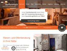 Tablet Screenshot of hafenmair.de